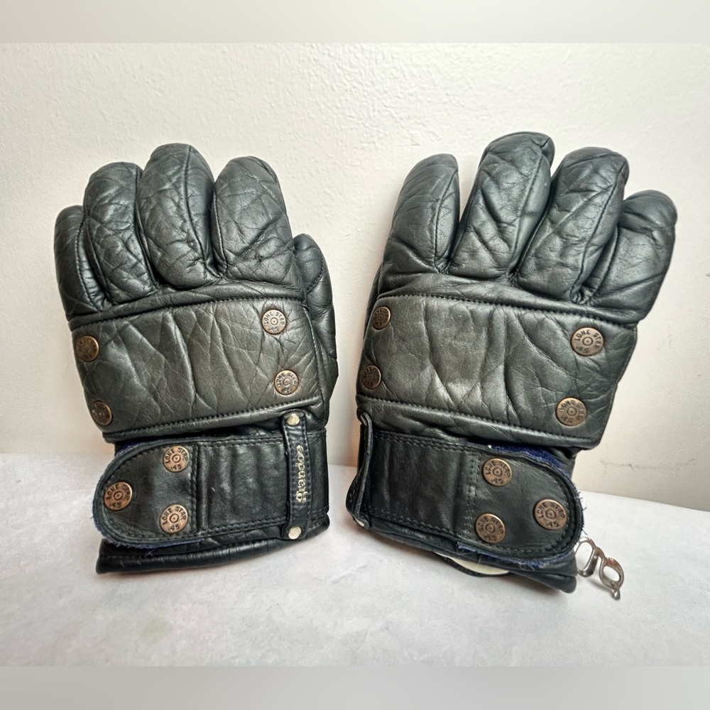 GRANDOE Leather black Gloves